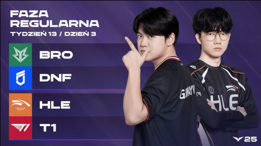 BRO vs DNF – HLE vs T1